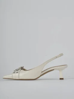 Hot Slingback tacco 7cm vernice Donna Slingback