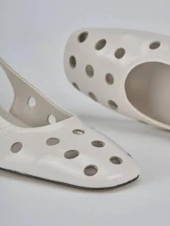 Hot Slingback tacco 5cm vernice Donna Slingback