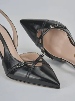 New Slingback tacco 7cm vernice Donna Slingback