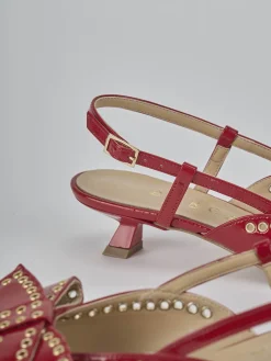 Clearance Slingback tacco 4cm vernice Donna Slingback