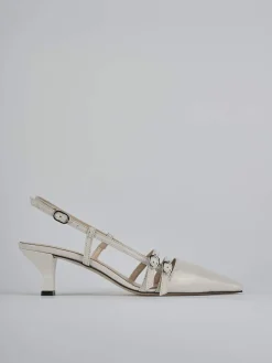 Hot Slingback tacco 6cm vernice Donna Slingback