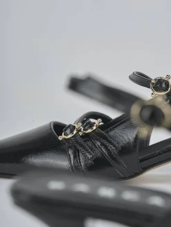 New Slingback tacco 3cm vernice Donna Slingback