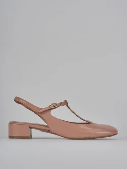 Slingback tacco 3cm vernice Donna Slingback
