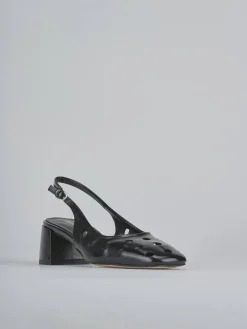 Clearance Slingback tacco 5cm vernice Donna Slingback
