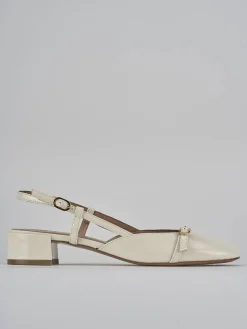 Discount Slingback tacco 3cm vernice Donna Slingback