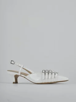 Hot Slingback tacco 4cm vernice Donna Slingback