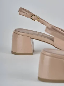 New Slingback tacco 5cm vernice Donna Slingback