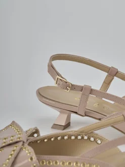 Discount Slingback tacco 4cm vernice Donna Slingback