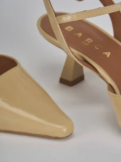 Discount Slingback tacco 5cm vernice Donna Slingback