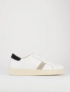 Sale sneakers fondo gomma e soletto interno in vera pelle. tomaia in morbida pelle Uomo Sneakers