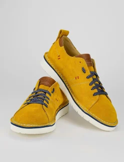 Clearance Sneakers fondo gomma e soletto interno in vera pelle. Tomaia in morbido camoscio Uomo Sneakers