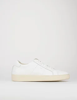 Sale sneakers fondo gomma e soletto interno in vera pelle. tomaia in morbida pelle Uomo Sneakers