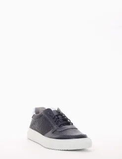 Discount sneakers fondo in gomma e soletto interno in vera pelle. Tomaia in morbidissima pelle nappata intrecciata con particolarissima foratura su entrambi i lati Uomo Sneakers