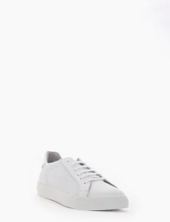 Outlet sneakers fondo in gomma e soletto interno in vera pelle. Tomaia in morbidissima pelle nappata Uomo Sneakers