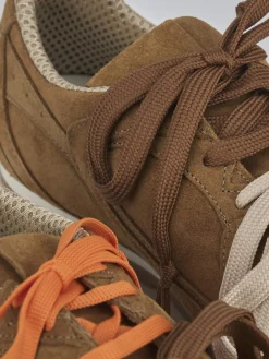 Hot Sneakers tacco 1cm camoscio Donna Sneakers