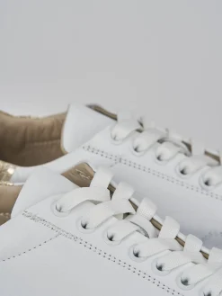 Clearance Sneakers tacco 1cm pelle Donna Sneakers