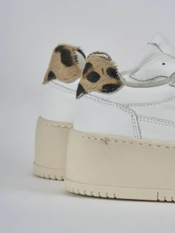 Sneakers tacco 3cm pelle Donna Sneakers