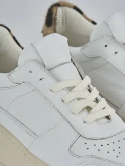 Sneakers tacco 3cm pelle Donna Sneakers