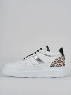 Hot Sneakers tacco 1cm pelle Donna Sneakers