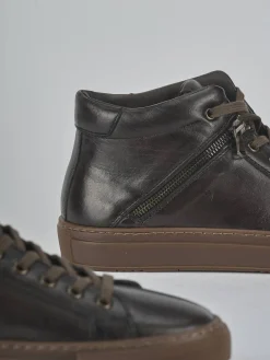 Online Sneakers tacco 1cm pelle testa Uomo Sneakers