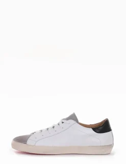 Sale Sportive fondo gomma e soletto interno in vera pelle Uomo Sneakers