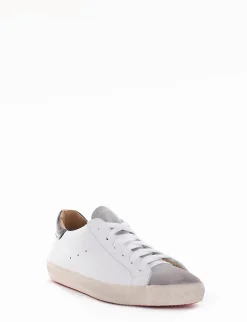 Sale Sportive fondo gomma e soletto interno in vera pelle Uomo Sneakers