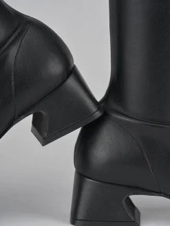 Best Stivale scosciato tacco 5cm pelle Donna Stivali Tacco Alto