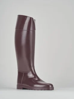 Outlet Stivale tacco 2 cm bordo' gomma Donna Stivali Tacco Basso