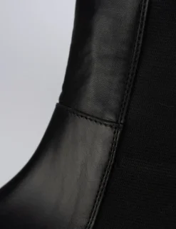 Stivale tacco 1 cm pelle Donna Stivali Tacco Basso