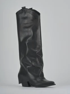 Online Stivale texano tacco 7 cm pelle Donna Texani|Stivali Tacco Alto