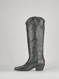 Best Stivale texano tacco 4 cm pelle Donna Texani