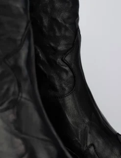 Stivale texano tacco 5 cm pelle Donna Texani