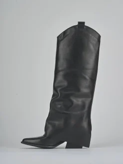 Online Stivale texano tacco 6 cm pelle Donna Texani|Stivali Tacco Alto