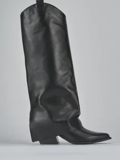 Best Stivale texano tacco 7 cm pelle Donna Texani|Stivali Tacco Alto