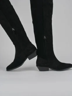 Discount Stivale texano tacco 3 camoscio Donna Texani|Stivali Tacco Basso