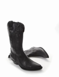 New Stivale texano tacco 4cm Donna Texani