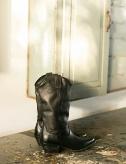 Stivale texano tacco 4cm Donna Texani