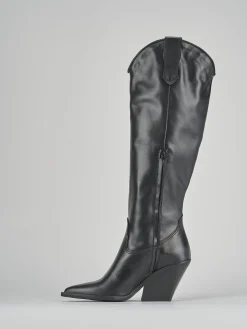 Stivale texano tacco 8cm pelle Donna Texani|Stivali Tacco Alto