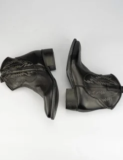 Clearance Stivale tronchetto tacco 3cm pelle Donna Stivaletti Tacco Basso