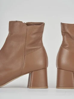 Sale Stivale tronchetto tacco 5 cm pelle Donna Stivaletti Tacco Alto