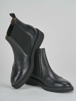 Discount Stivale tronchetto tacco 2 cm pelle Donna Stivaletti Tacco Basso