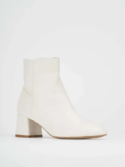 Stivale tronchetto tacco 5 cm pelle Donna Stivaletti Tacco Alto