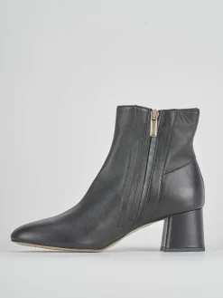 New Stivale tronchetto tacco 5 cm pelle Donna Stivaletti Tacco Alto