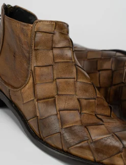 Best Stivale tronchetto tacco 1 cm testa pelle Uomo Stivaletti