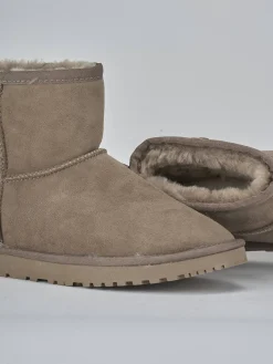 Outlet Stivaletti camoscio Donna Stivaletti Tacco Basso