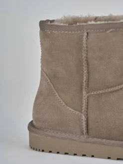 Outlet Stivaletti camoscio Donna Stivaletti Tacco Basso