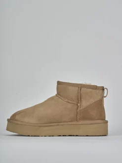 Online Stivaletti camoscio Donna Stivaletti Tacco Basso