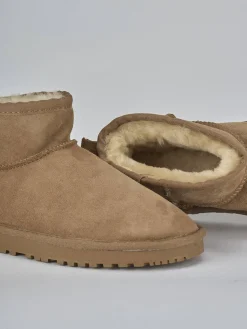 Online Stivaletti camoscio Donna Stivaletti Tacco Basso