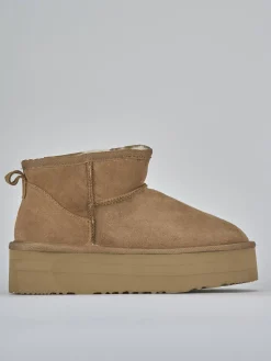 New Stivaletti camoscio Donna Stivaletti Tacco Basso