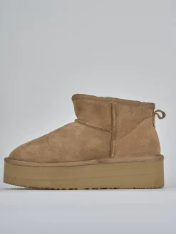 New Stivaletti camoscio Donna Stivaletti Tacco Basso